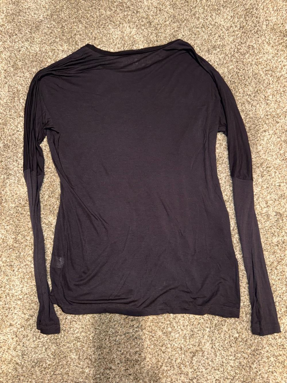Classic Women's Long Sleeve Crew Tee - Black